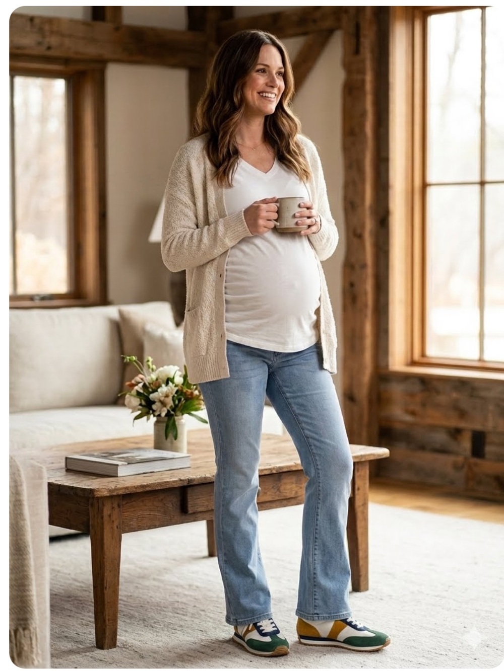 BLANQI Denim Maternity Light Blue Flare Jeans size 10
